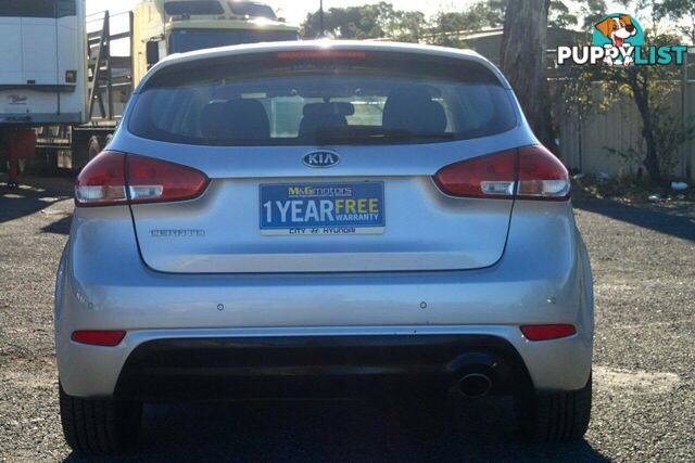 2015 KIA CERATO S YD MY15 HATCH, 5 DOORS, 5 SEATS