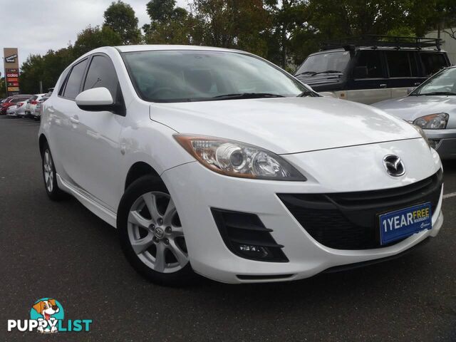 2010 MAZDA 3 MAXX SPORT BL 10 UPGRADE HATCH, 5 DOORS, 5 SEATS