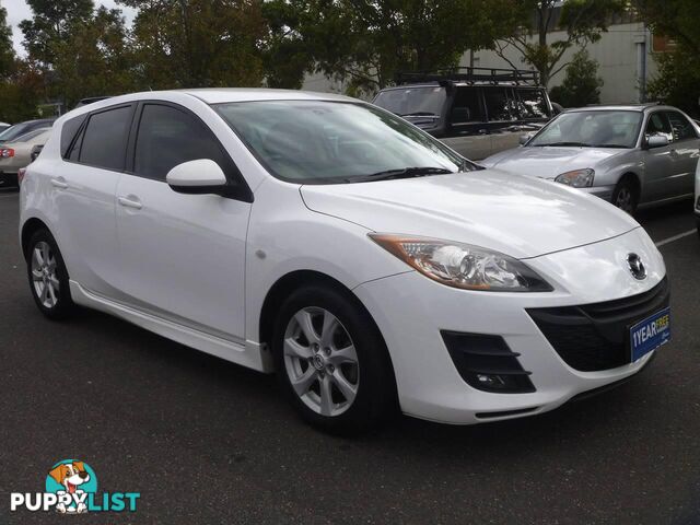 2010 MAZDA 3 MAXX SPORT BL 10 UPGRADE HATCH, 5 DOORS, 5 SEATS
