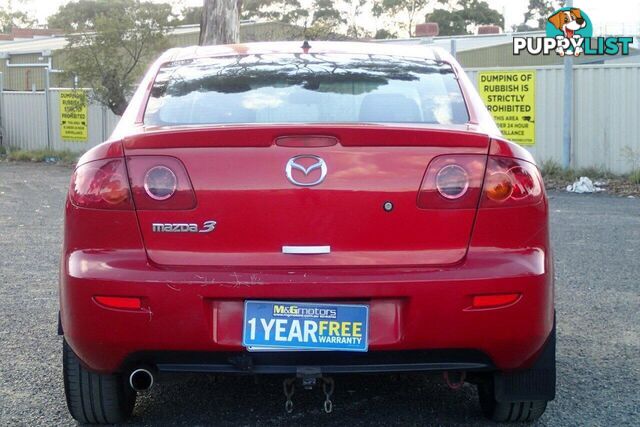 2006 MAZDA 3 MAXX SPORT BK SEDAN, 4 DOORS, 5 SEATS