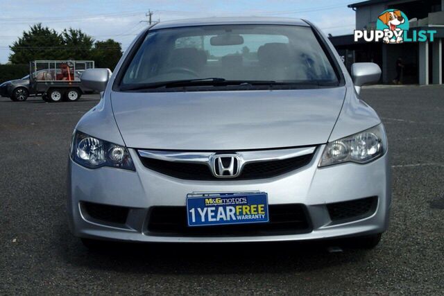 2009 HONDA CIVIC VTI MY09 SEDAN, 4 DOORS, 5 SEATS