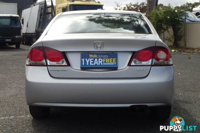 2009 HONDA CIVIC VTI MY09 SEDAN, 4 DOORS, 5 SEATS