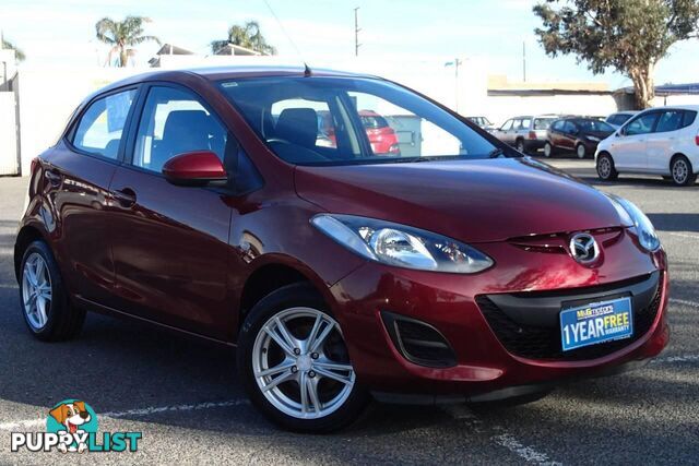 2011 MAZDA 2 MAXX DE MY11 HATCH, 5 DOORS, 5 SEATS