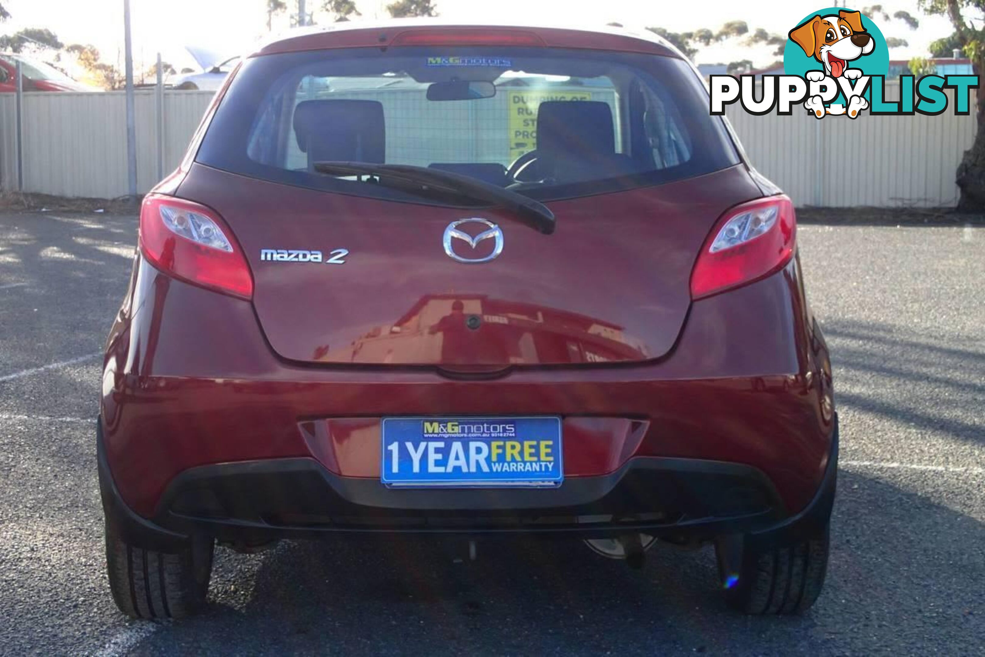 2011 MAZDA 2 MAXX DE MY11 HATCH, 5 DOORS, 5 SEATS