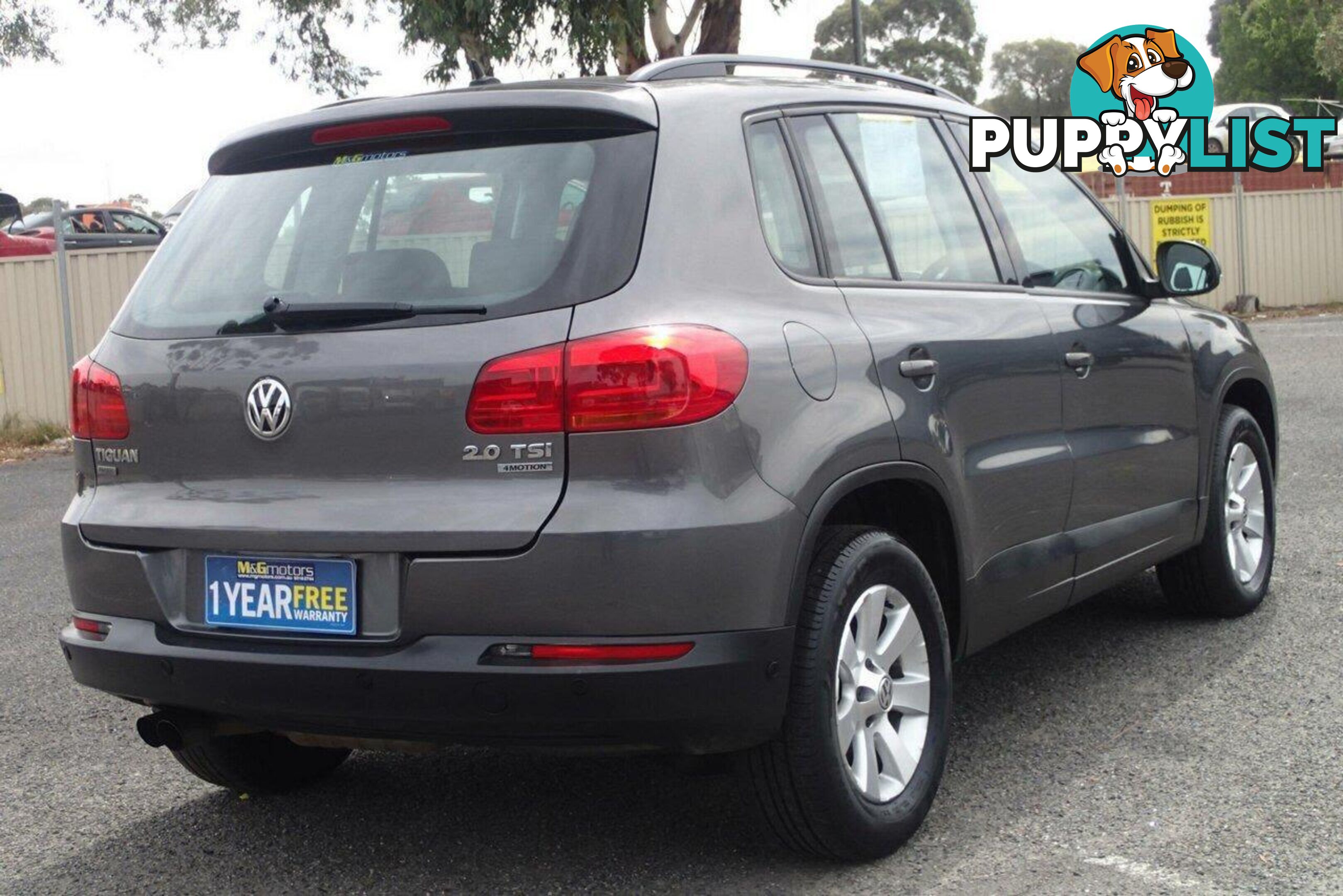 2012 VOLKSWAGEN TIGUAN 132 TSI PACIFIC 5NC MY12 SUV, 4 DOORS, 5 SEATS