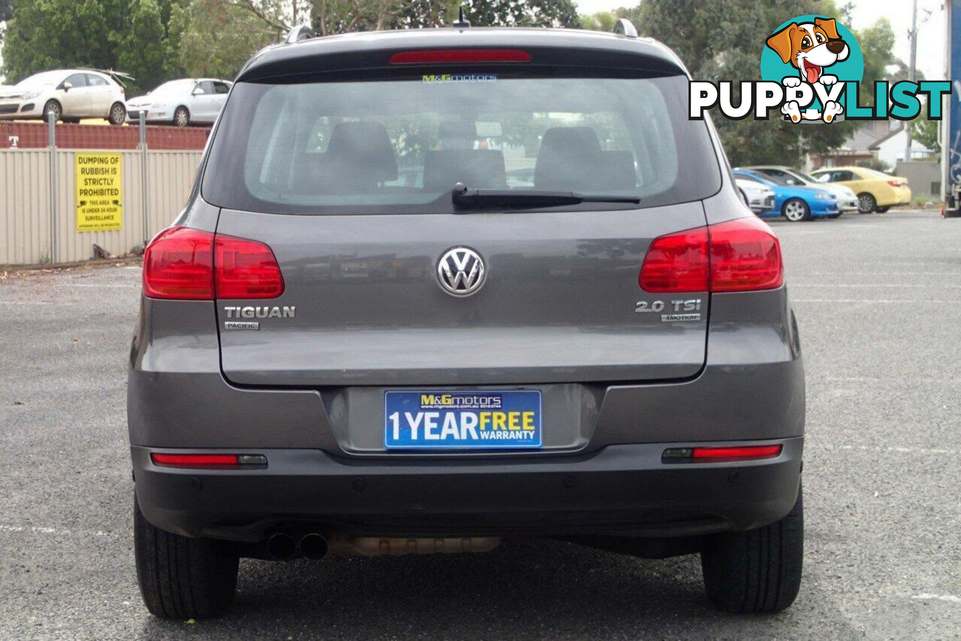 2012 VOLKSWAGEN TIGUAN 132 TSI PACIFIC 5NC MY12 SUV, 4 DOORS, 5 SEATS