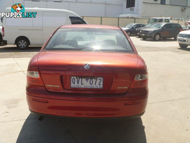 2001 HOLDEN COMMODORE ACCLAIM VX SEDAN, 4 DOORS, 5 SEATS