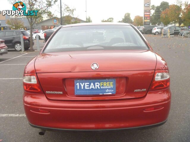 2001 HOLDEN COMMODORE ACCLAIM VX SEDAN, 4 DOORS, 5 SEATS