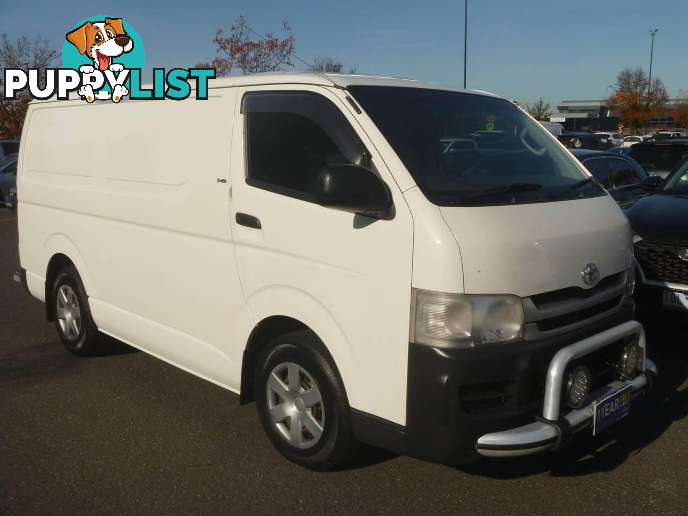 2007 TOYOTA HIACE LWB KDH201R MY07 COMMERCIAL, 4 DOORS, 3 SEATS