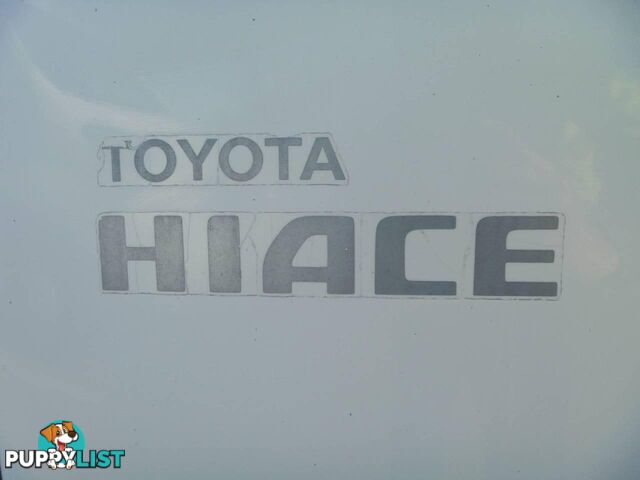 2007 TOYOTA HIACE LWB KDH201R MY07 COMMERCIAL, 4 DOORS, 3 SEATS