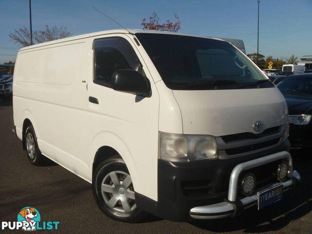 2007 TOYOTA HIACE LWB KDH201R MY07 COMMERCIAL, 4 DOORS, 3 SEATS