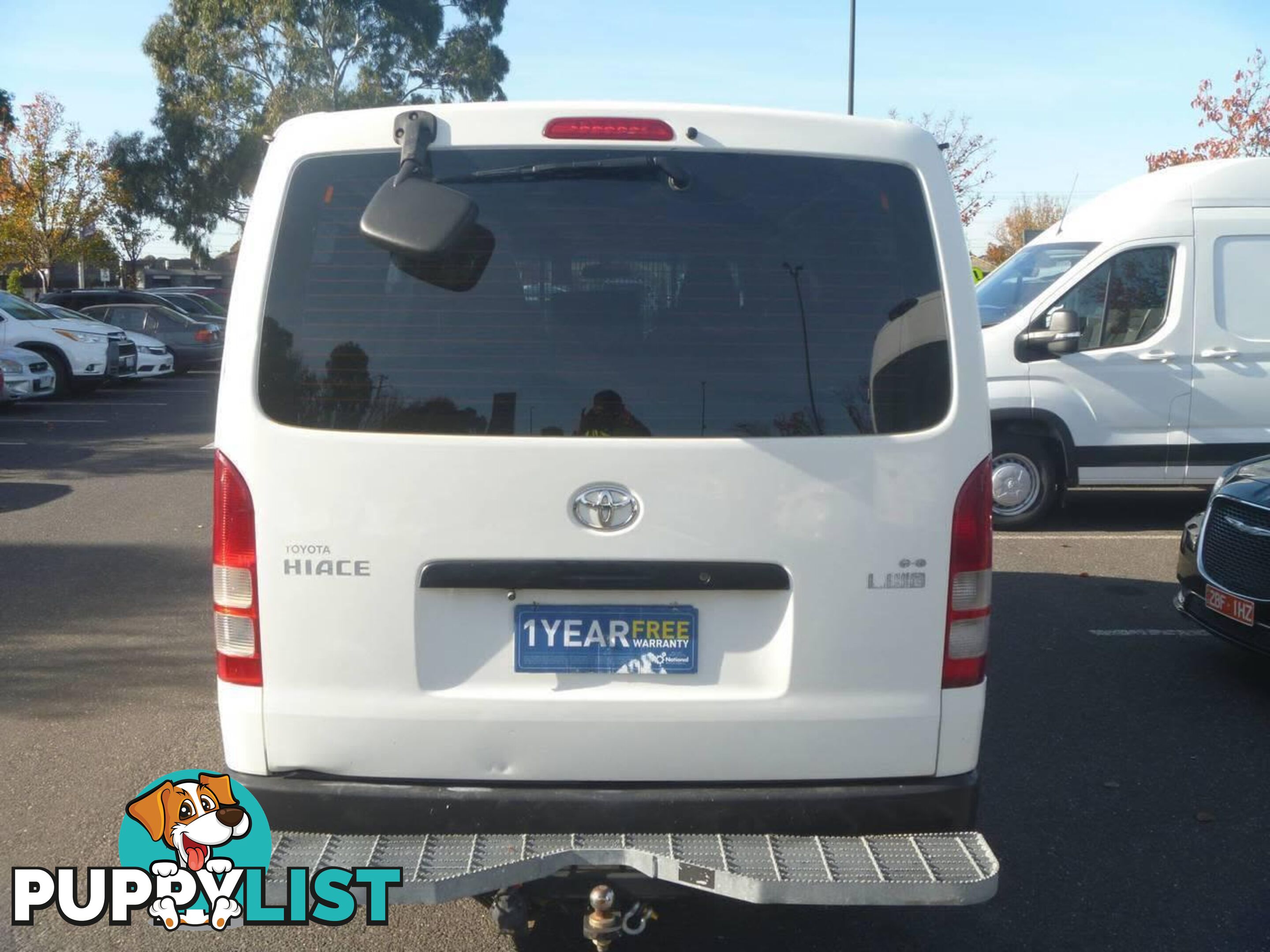 2007 TOYOTA HIACE LWB KDH201R MY07 COMMERCIAL, 4 DOORS, 3 SEATS