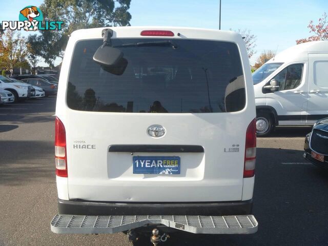 2007 TOYOTA HIACE LWB KDH201R MY07 COMMERCIAL, 4 DOORS, 3 SEATS