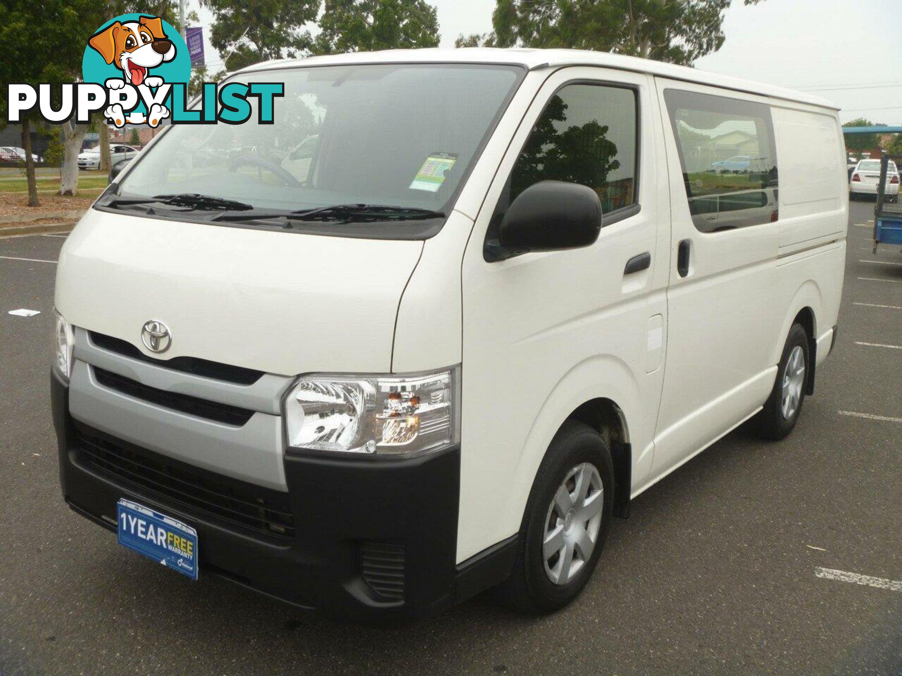 2017 TOYOTA HIACE LWB KDH201R MY16 COMMERCIAL, 4 DOORS, 2 SEATS