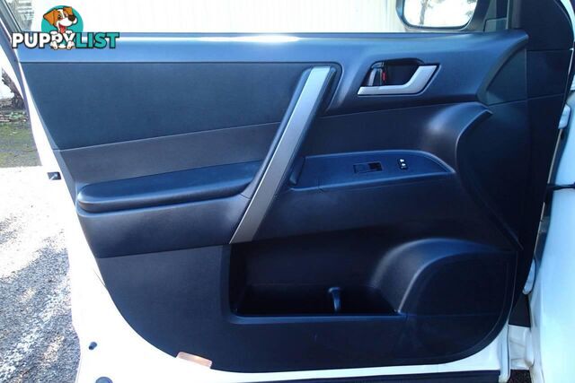 2009 TOYOTA KLUGER KX-R (FWD) 7 SEAT GSU40R SUV, 4 DOORS, 7 SEATS