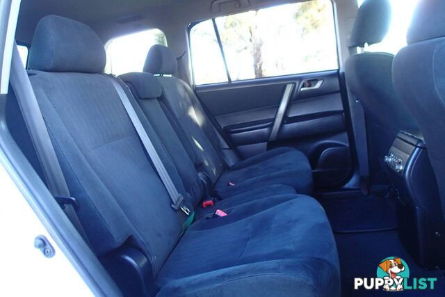 2009 TOYOTA KLUGER KX-R (FWD) 7 SEAT GSU40R SUV, 4 DOORS, 7 SEATS