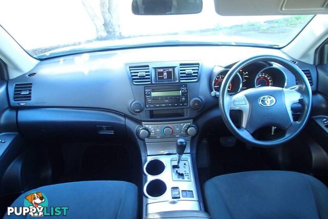 2009 TOYOTA KLUGER KX-R (FWD) 7 SEAT GSU40R SUV, 4 DOORS, 7 SEATS