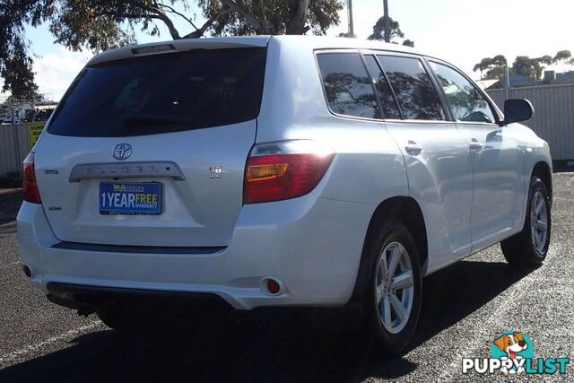 2009 TOYOTA KLUGER KX-R (FWD) 7 SEAT GSU40R SUV, 4 DOORS, 7 SEATS