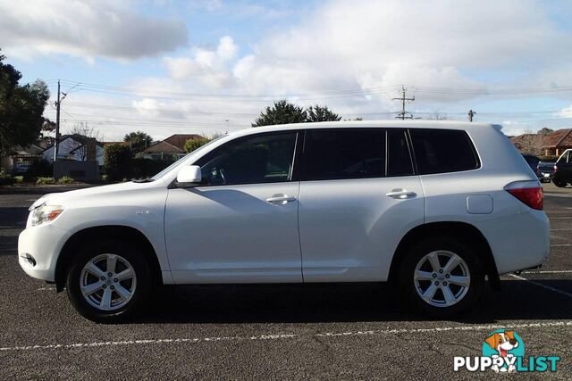 2009 TOYOTA KLUGER KX-R (FWD) 7 SEAT GSU40R SUV, 4 DOORS, 7 SEATS