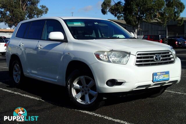2009 TOYOTA KLUGER KX-R (FWD) 7 SEAT GSU40R SUV, 4 DOORS, 7 SEATS