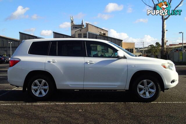 2009 TOYOTA KLUGER KX-R (FWD) 7 SEAT GSU40R SUV, 4 DOORS, 7 SEATS