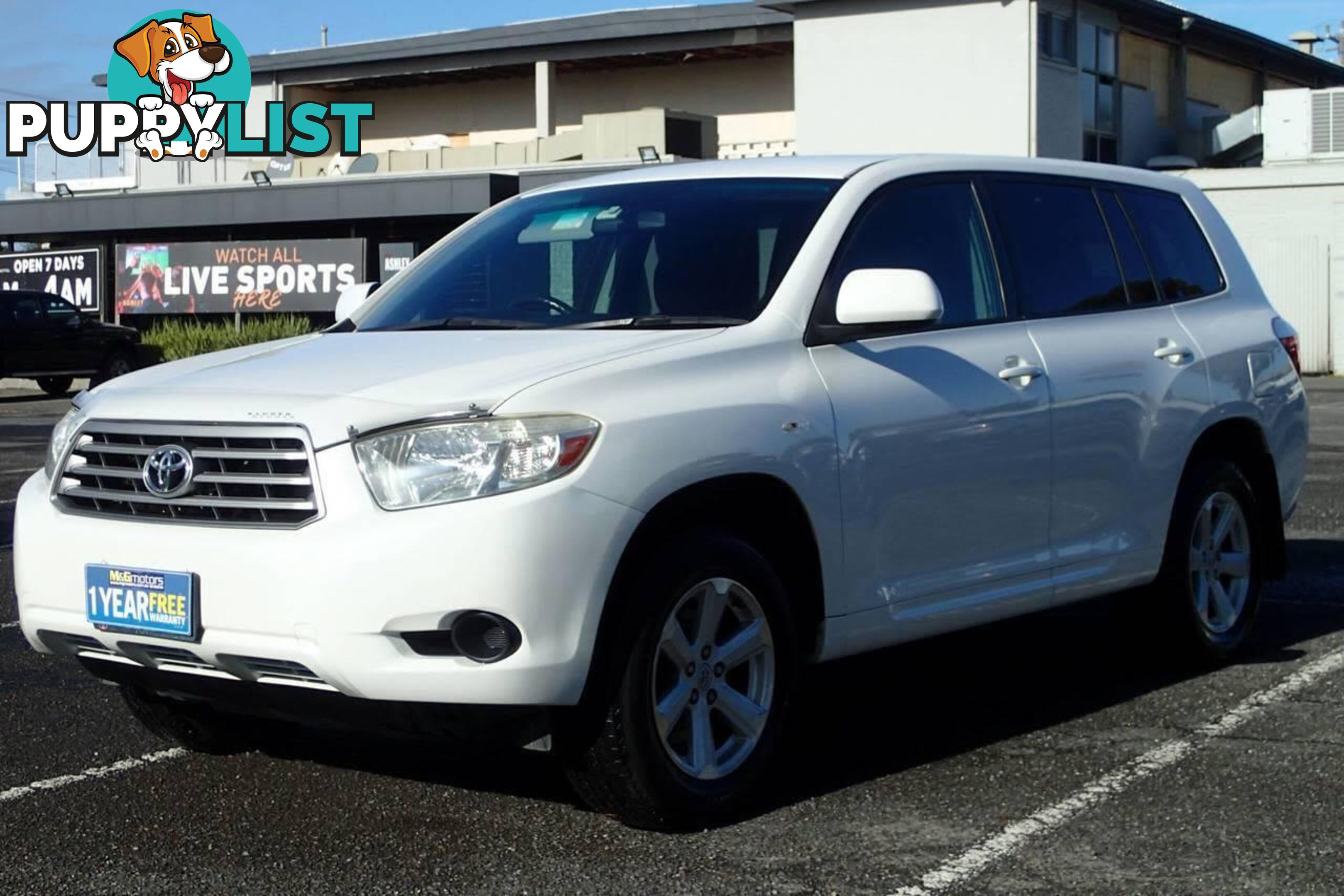 2009 TOYOTA KLUGER KX-R (FWD) 7 SEAT GSU40R SUV, 4 DOORS, 7 SEATS