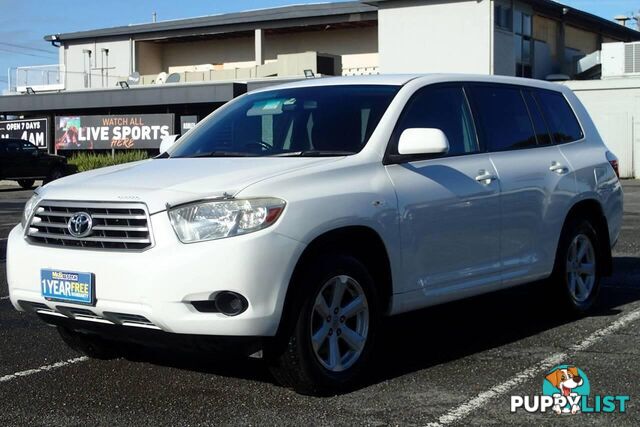 2009 TOYOTA KLUGER KX-R (FWD) 7 SEAT GSU40R SUV, 4 DOORS, 7 SEATS