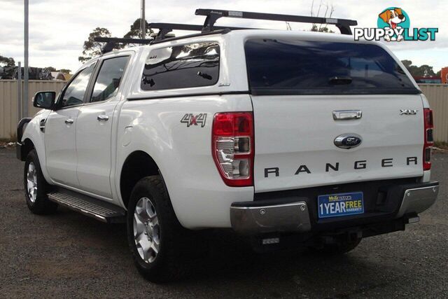 2016 FORD RANGER XLT 3.2 (4X4) PX MKII UTE TRAY, 4 DOORS, 5 SEATS