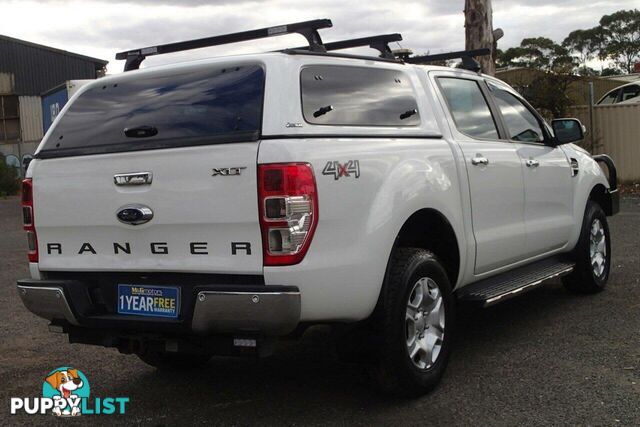 2016 FORD RANGER XLT 3.2 (4X4) PX MKII UTE TRAY, 4 DOORS, 5 SEATS