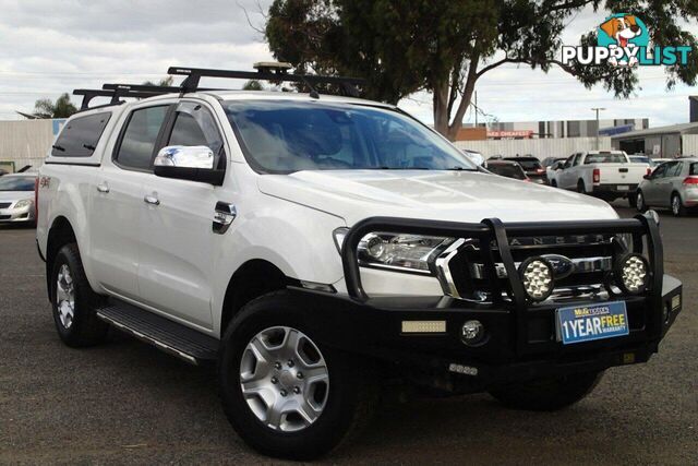 2016 FORD RANGER XLT 3.2 (4X4) PX MKII UTE TRAY, 4 DOORS, 5 SEATS