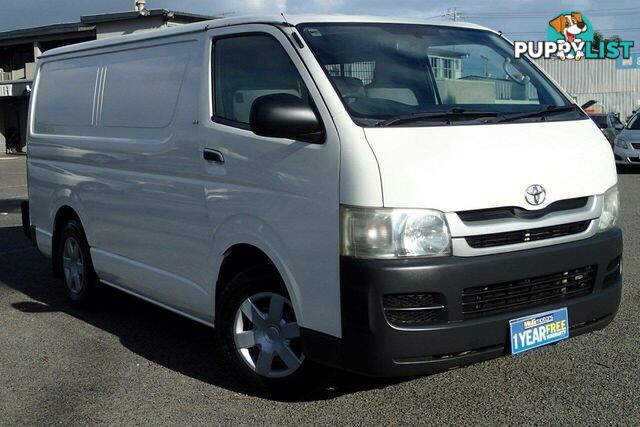 2009 TOYOTA HIACE LWB KDH201R MY07 UPGRADE COMMERCIAL, 4 DOORS, 3 SEATS