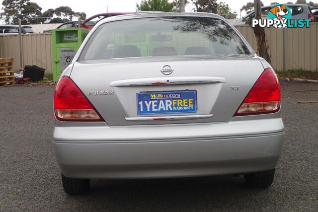 2004 NISSAN PULSAR ST N16 MY04 SEDAN, 4 DOORS, 5 SEATS