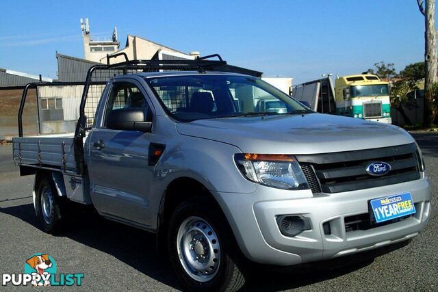 2012 FORD RANGER XL 2.5 (4X2) PX UTE TRAY, 2 DOORS, 2 SEATS