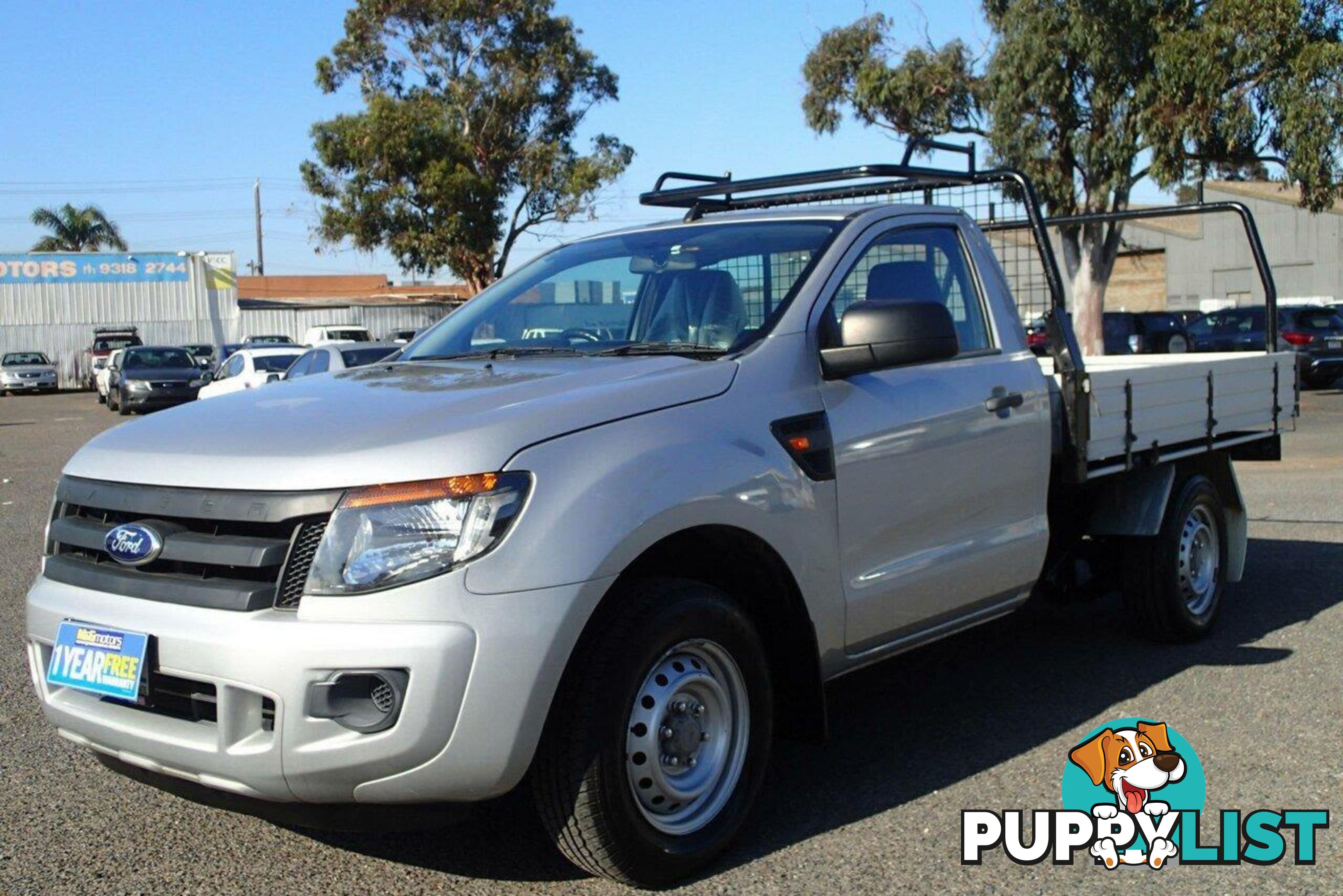 2012 FORD RANGER XL 2.5 (4X2) PX UTE TRAY, 2 DOORS, 2 SEATS