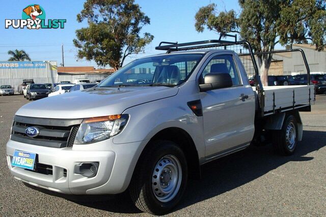 2012 FORD RANGER XL 2.5 (4X2) PX UTE TRAY, 2 DOORS, 2 SEATS