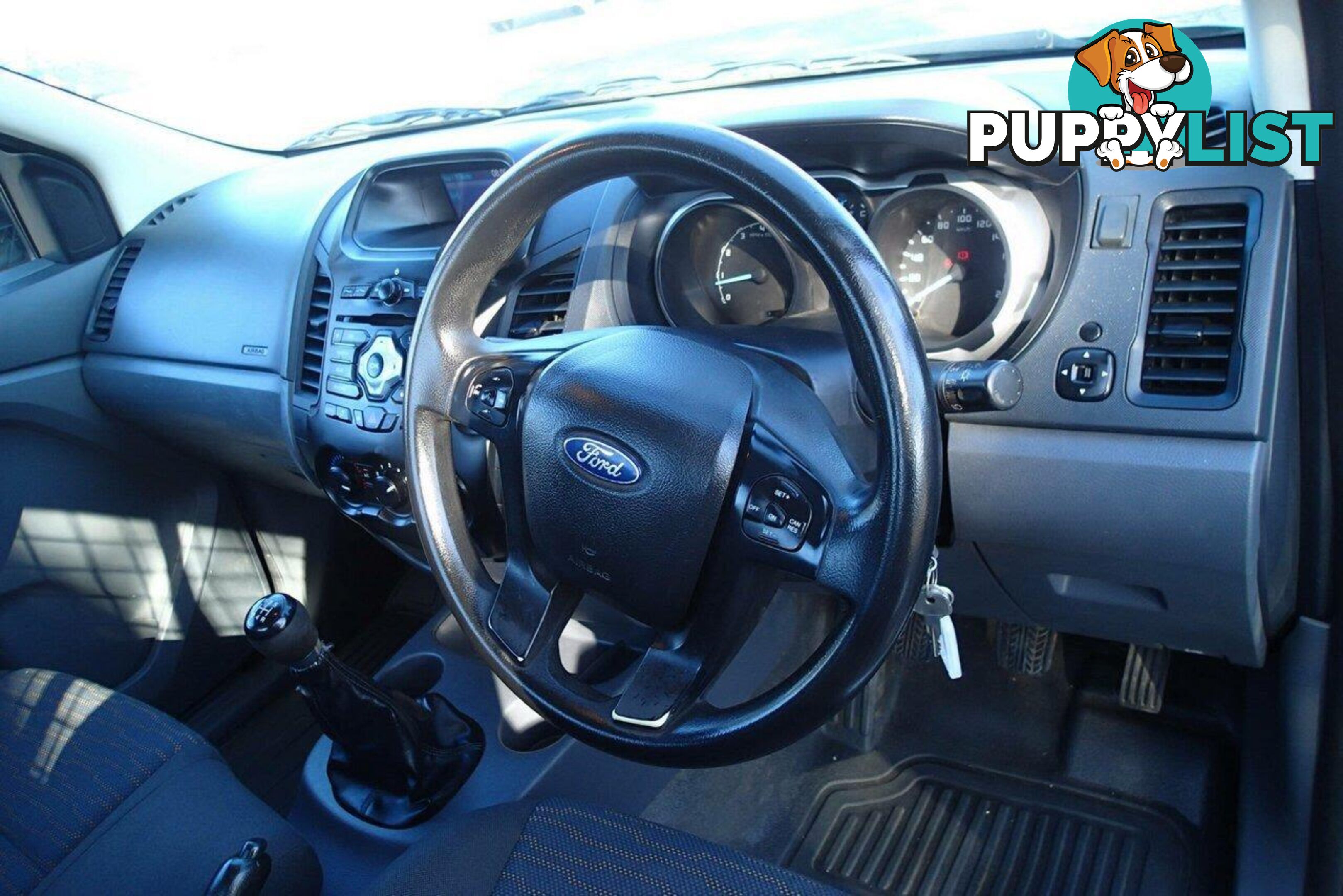 2012 FORD RANGER XL 2.5 (4X2) PX UTE TRAY, 2 DOORS, 2 SEATS