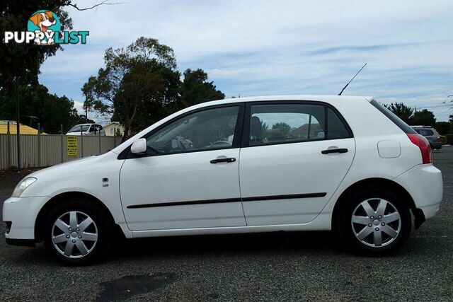 2006 TOYOTA COROLLA ASCENT SECA ZZE122R HATCH, 5 DOORS, 5 SEATS