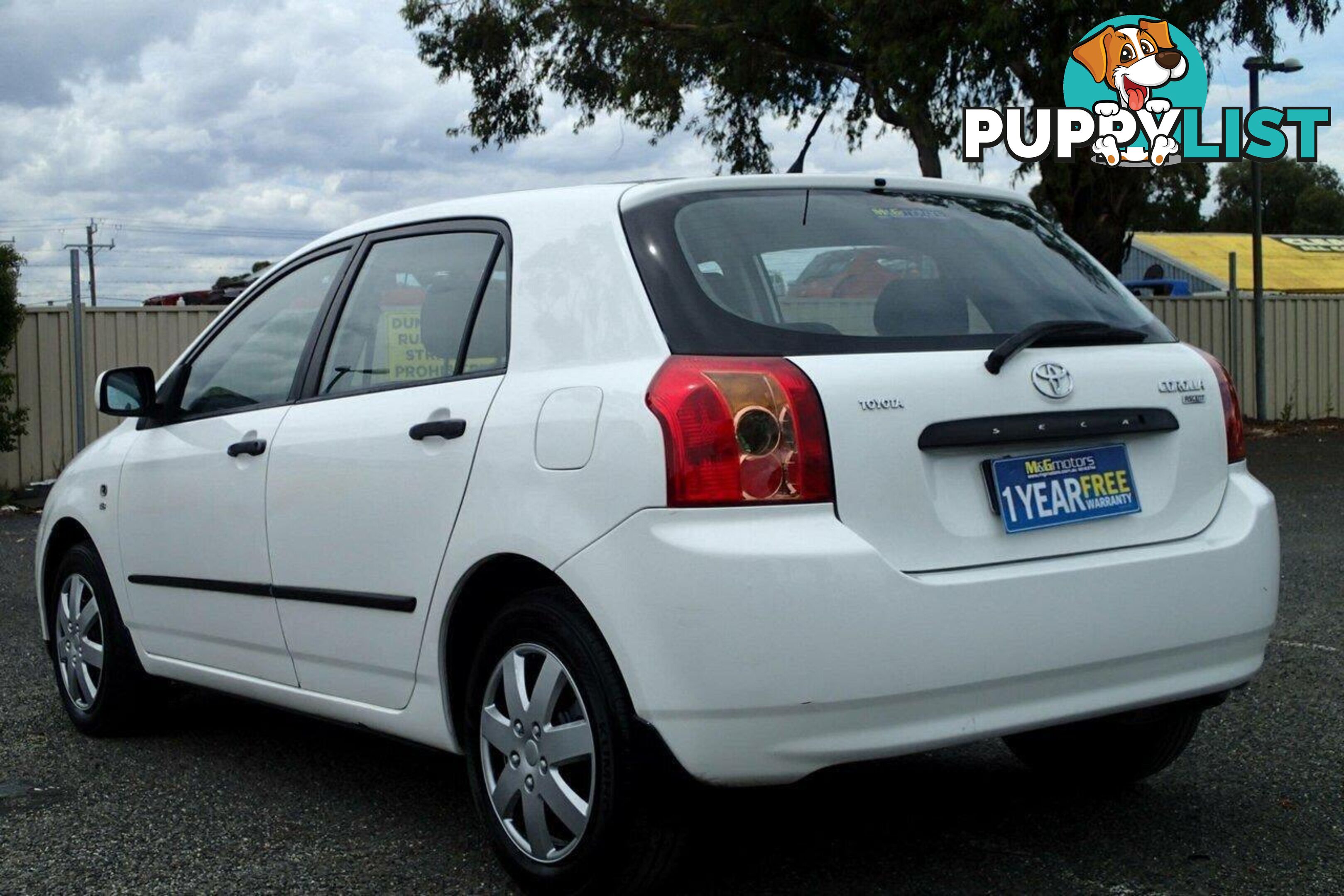 2006 TOYOTA COROLLA ASCENT SECA ZZE122R HATCH, 5 DOORS, 5 SEATS