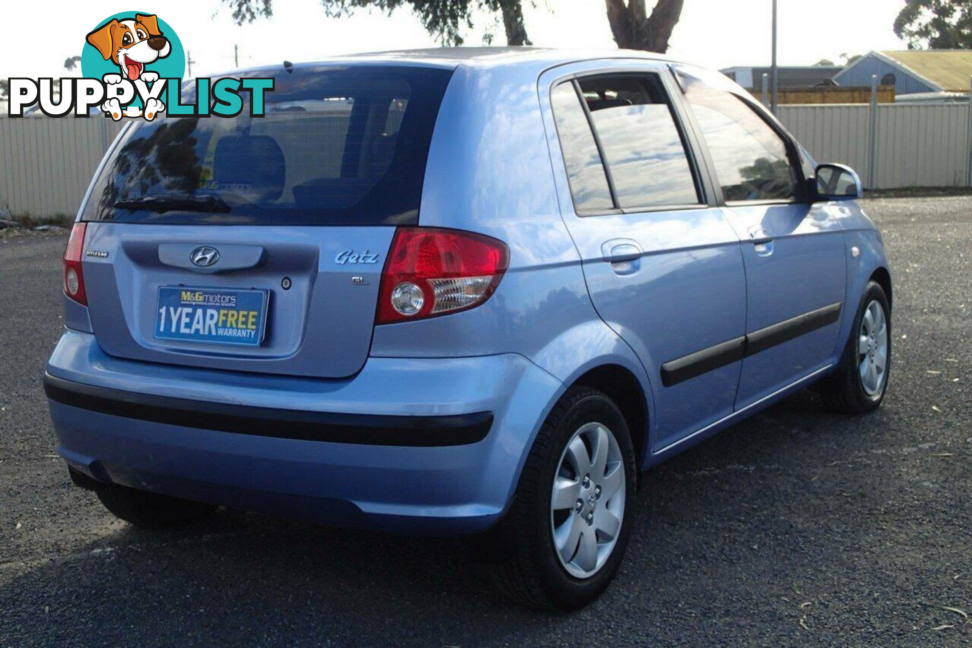 2004 HYUNDAI GETZ GL TB HATCH, 5 DOORS, 5 SEATS