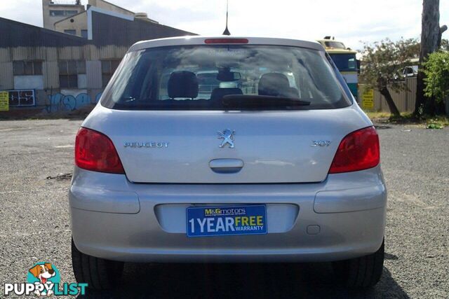 2006 PEUGEOT 307 XS 1.6 MY06 UPGRADE HATCH, 5 DOORS, 5 SEATS