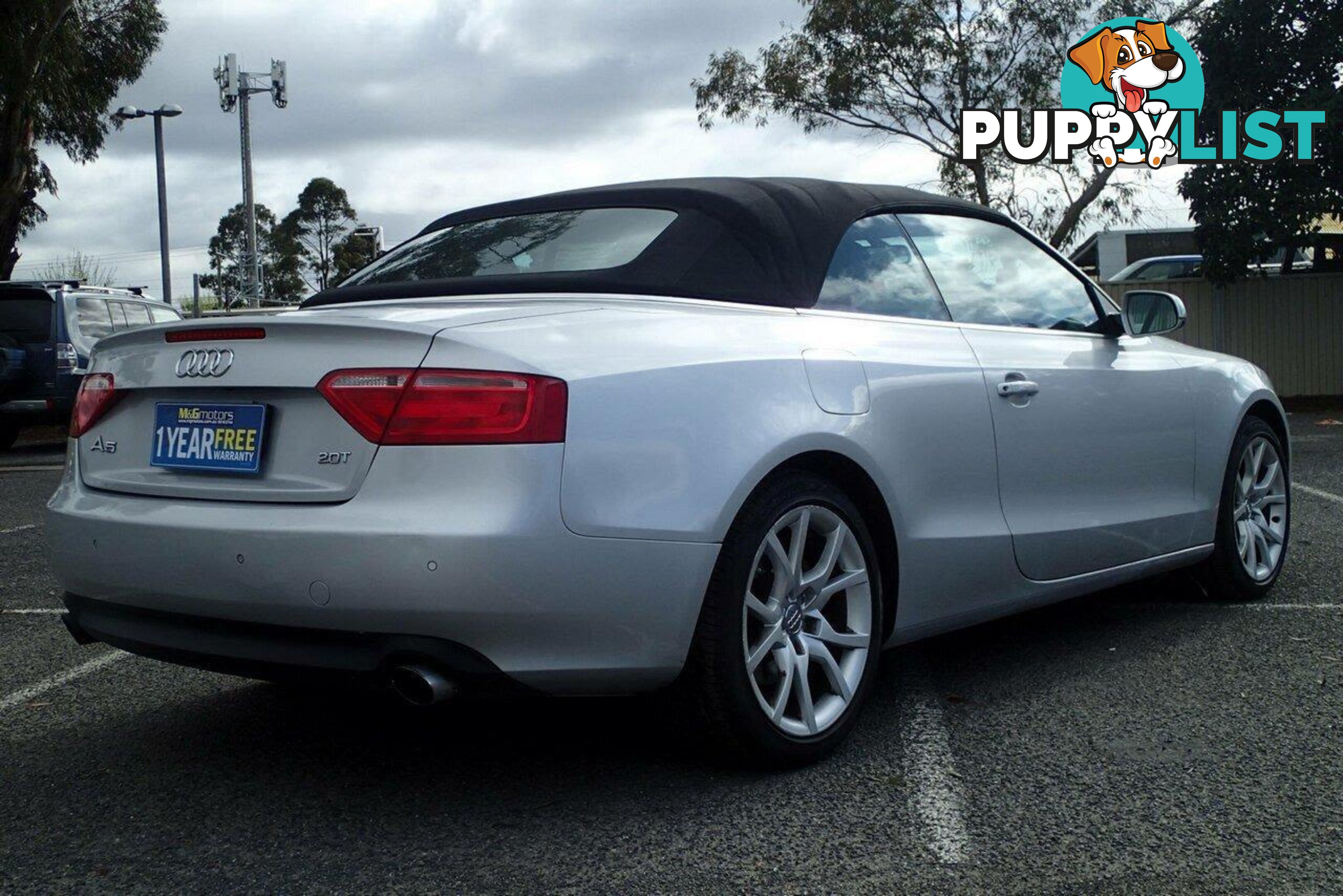 2012 AUDI A5 2.0 TFSI QUATTRO 8T MY12 CONVERTIBLE, 2 DOORS, 4 SEATS