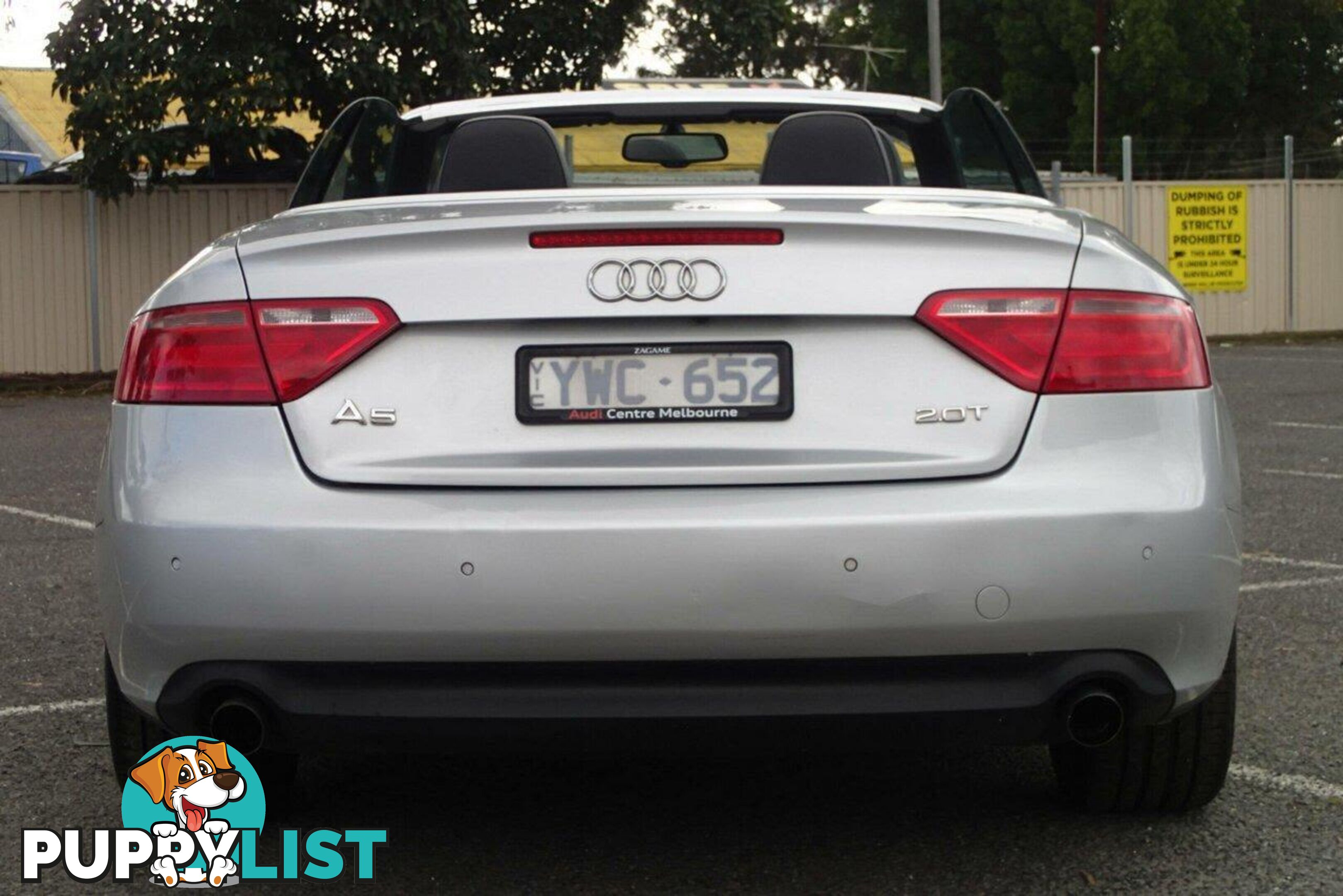 2012 AUDI A5 2.0 TFSI QUATTRO 8T MY12 CONVERTIBLE, 2 DOORS, 4 SEATS