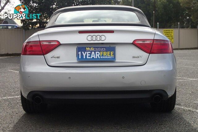 2012 AUDI A5 2.0 TFSI QUATTRO 8T MY12 CONVERTIBLE, 2 DOORS, 4 SEATS