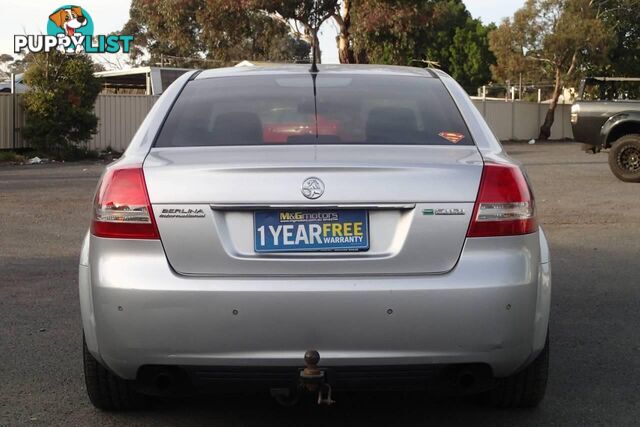 2011 HOLDEN COMMODORE BERLINA INTERNATIONAL VE II SEDAN, 4 DOORS, 5 SEATS