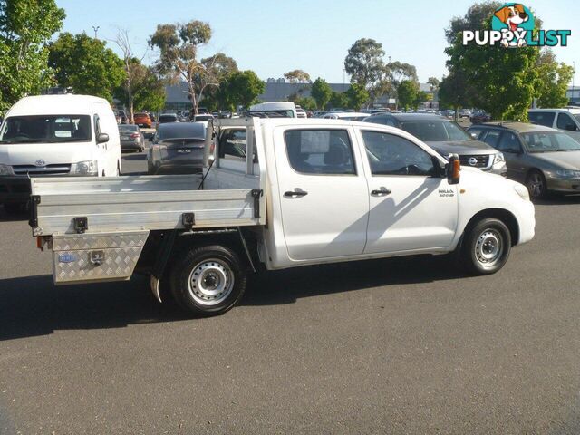 2012 TOYOTA HILUX SR KUN16R MY12 UTE TRAY, 4 DOORS, 5 SEATS