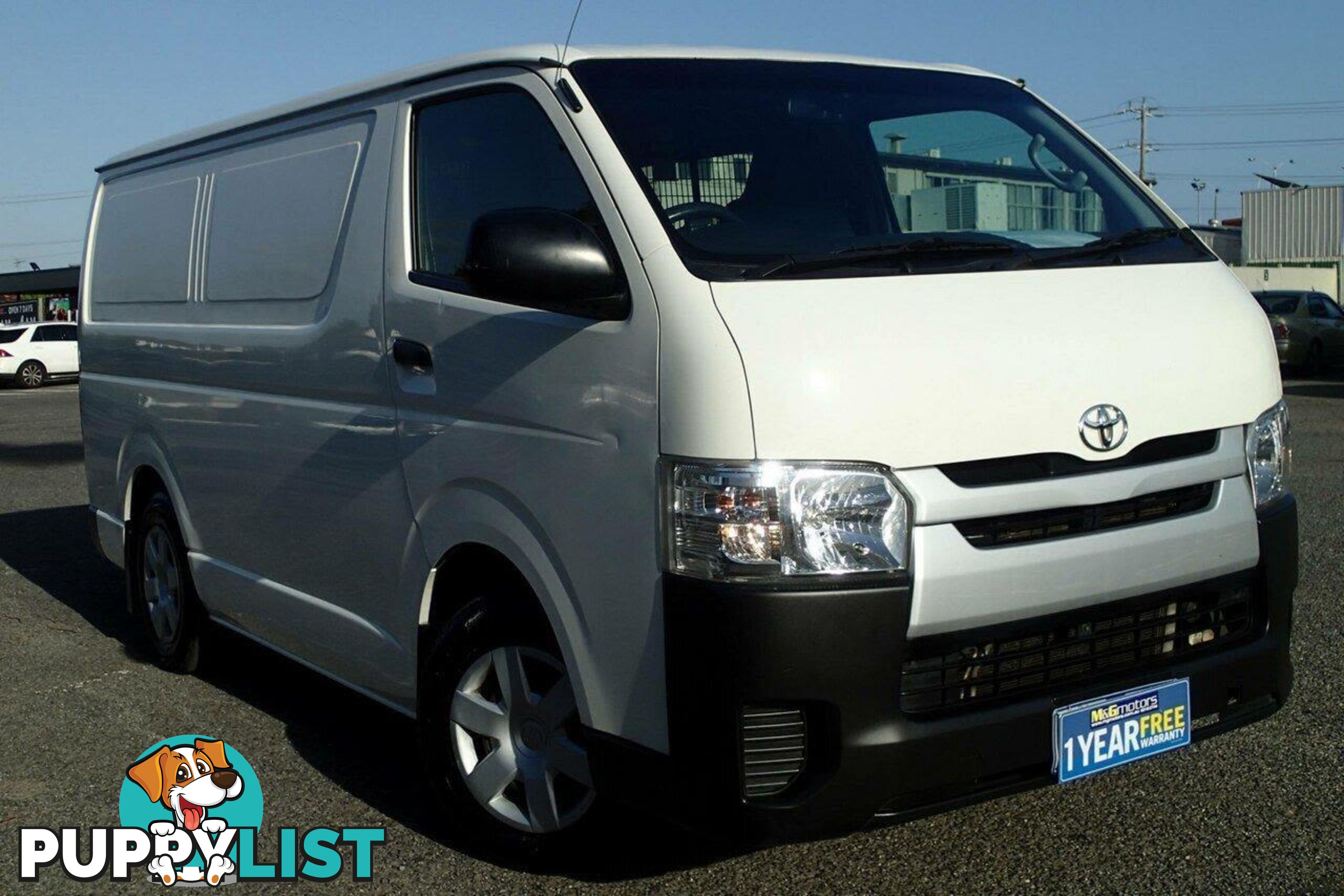 2017 TOYOTA HIACE LWB KDH201R MY16 COMMERCIAL, 4 DOORS, 2 SEATS