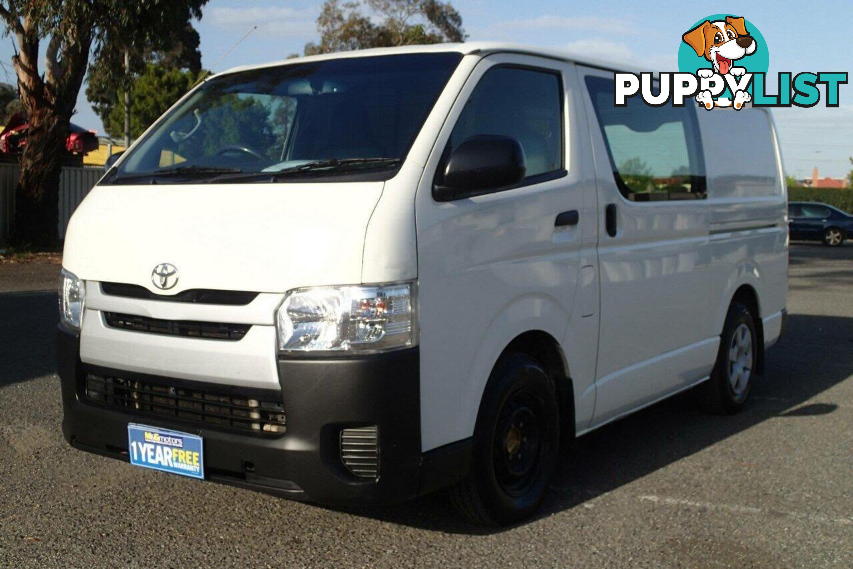 2017 TOYOTA HIACE LWB KDH201R MY16 COMMERCIAL, 4 DOORS, 2 SEATS