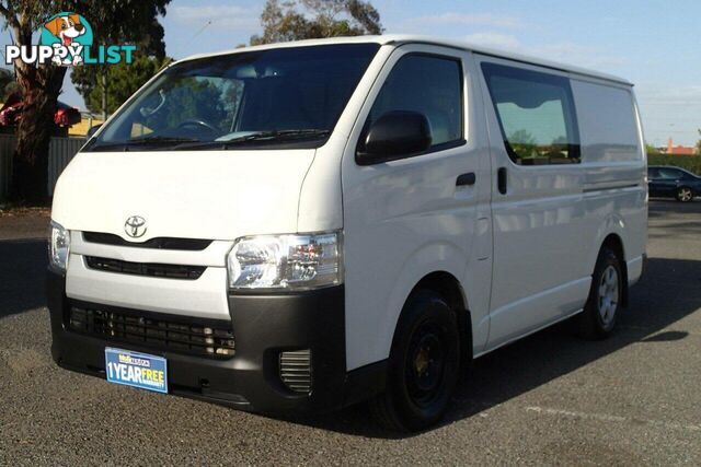 2017 TOYOTA HIACE LWB KDH201R MY16 COMMERCIAL, 4 DOORS, 2 SEATS