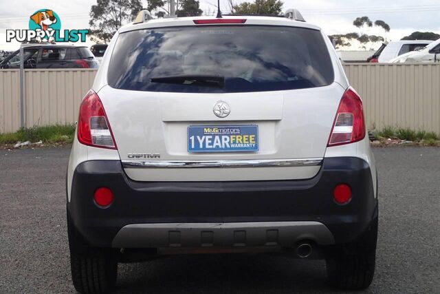 2011 HOLDEN CAPTIVA 5 (FWD) CG SERIES II SUV, 4 DOORS, 5 SEATS