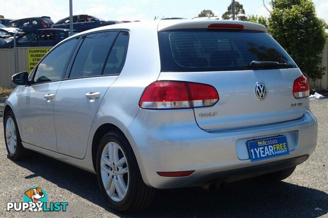 2012 VOLKSWAGEN GOLF 103 TDI COMFORTLINE 1K MY12 HATCH, 5 DOORS, 5 SEATS